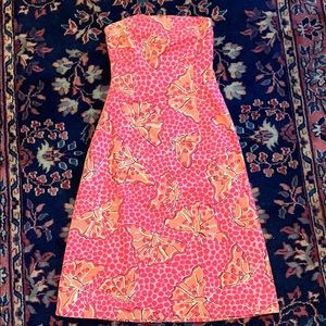 Lilly Pulitzer strapless dress